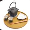 Takaoka Copperware Kita Shobei Kancha Teapot, Square, Black, Approx. 350ml Capacity, Takaoka Iron Teapot, Made in Japan, Product Number 22078