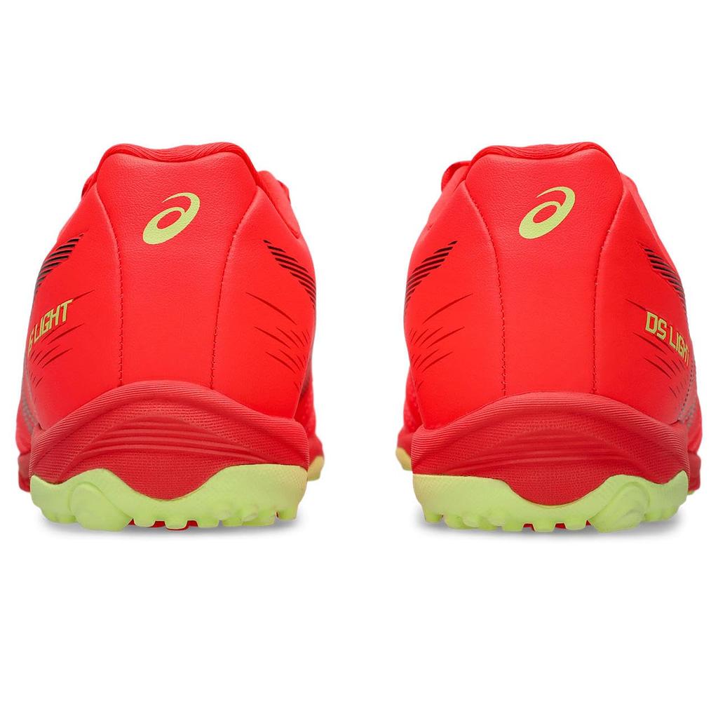 Asics DS LIGHT JR GS TF Soccer Shoes Size 600 Size 2E (1104A053), Unisex, (Flash Red/Black), 24.0 Cm,