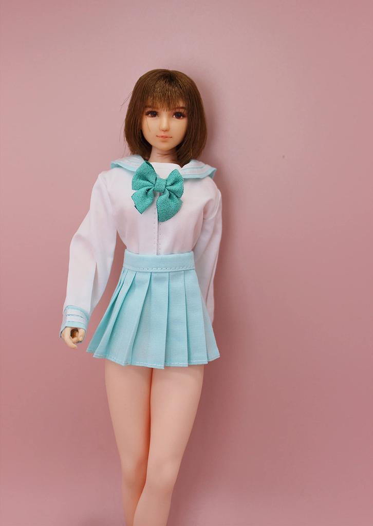 Figure Female Junior and Senior High School Student Cute Pure Summer Sailor Uniform Set Fits TBLeague and Other Base Bodies and Head Not [TOYBARJAPAN]