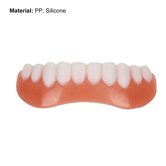 Yousheng Natural Shade Cosmetic Teeth Cover Comfortable Silicone Freedom to Smile Fake Teeth Cover for Dance Hall