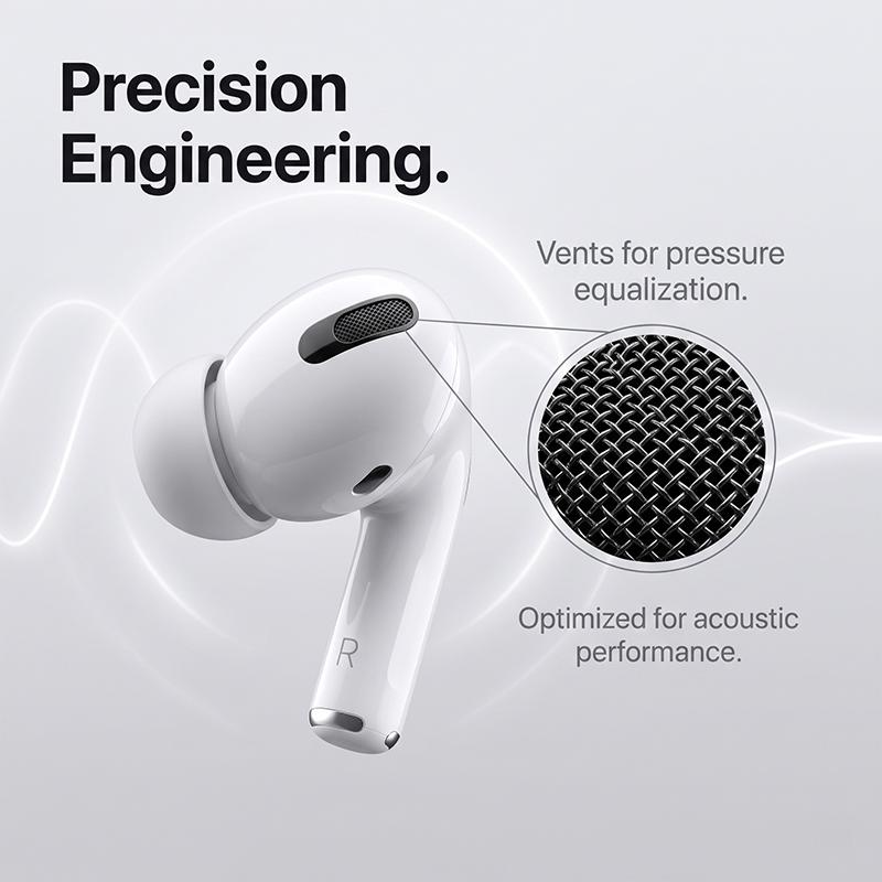 Air Pro High-Fidelity Bluetooth-Kopfhörer Akustisch Optimiertes Design Belüftungsöffnungen Tiefer Bass Kabellose Ohrhörer
