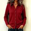 Women's Casual Knit Collar Shirt for Everyday Wear