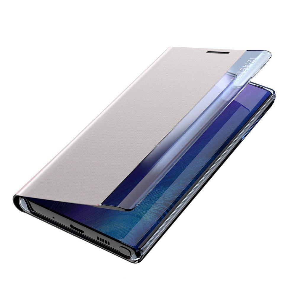 Smart View Fenster Hülle für Samsung Galaxy A32 5G + Glas, Farbe wählbar