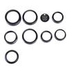 Dashboard Trim Rings, Climate Control Knob Trim Rings, Compatible for 2021-2024 Car F150 , 9 Piece Aluminum Knob Accent Set for Interior New