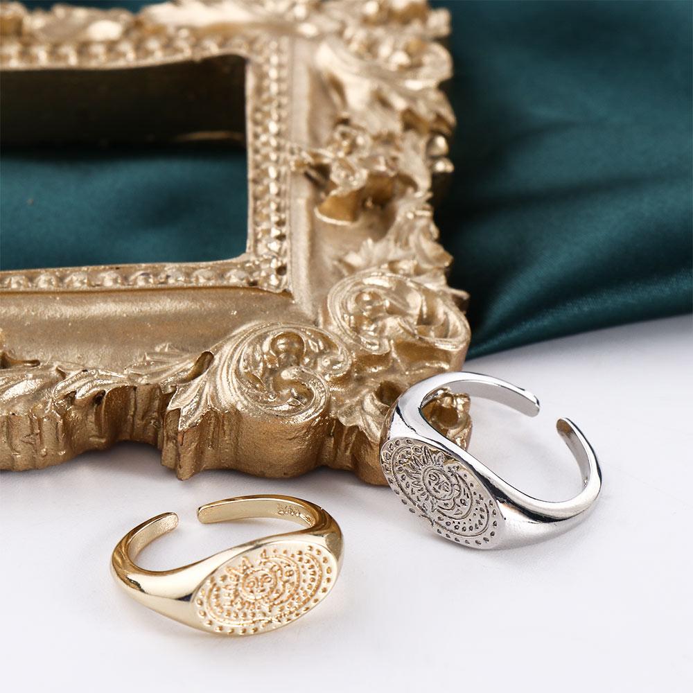 Retro Temperament Girls Women Korean Punk Copper Finger Rings Fashion Jewelry Open Ring
