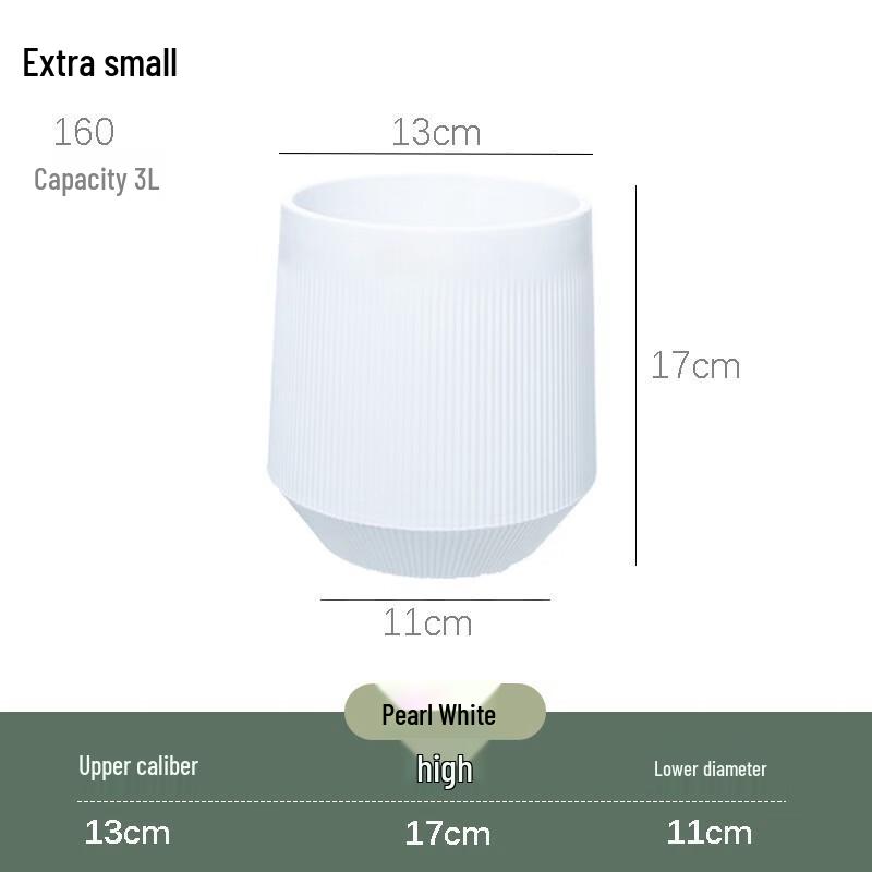 KEYSHEEL Nordic Style Tall Plastic Flower Pot