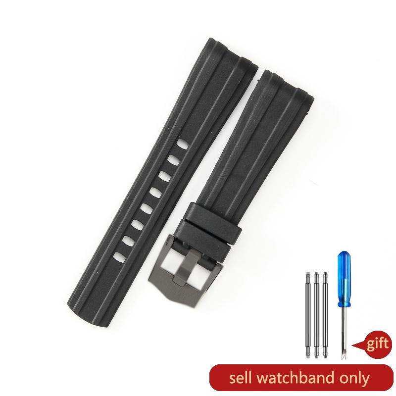 Brand Quality 20mm Soft Rubber Silicone Watch Band Buckle Grind Arenaceous Belt Special For Omega strap For Seamaster 300 logos