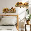 Creative Sunflower English Slogan Bedroom Living Room Entrance Hall Home Background Beautification Wall Stickers