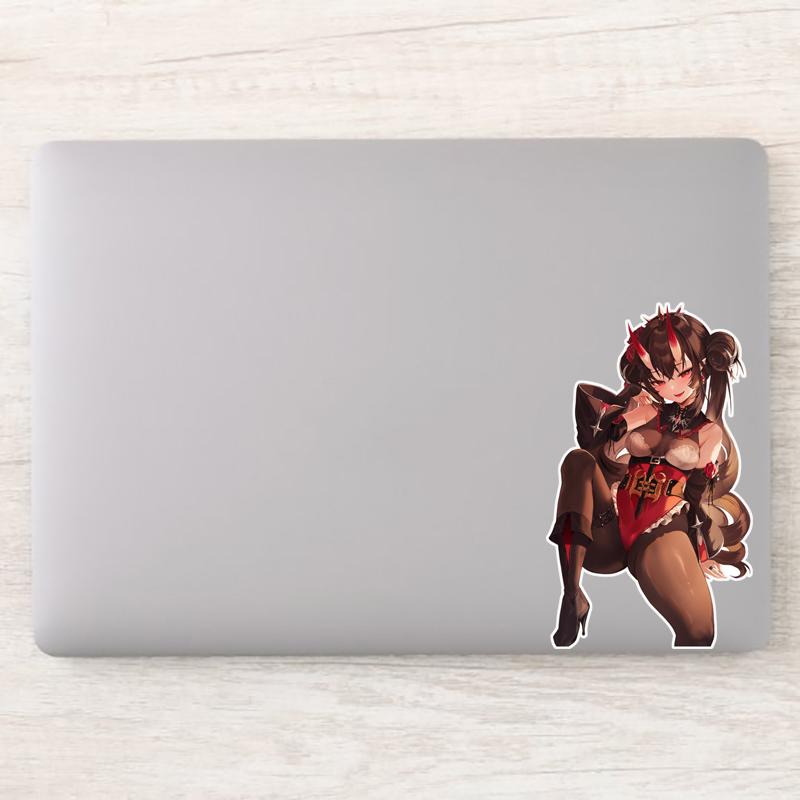 DM80#15cm Roztomilá a krásná anime dívka Vinylová nálepka na auto Vodotěsná vinylová nálepka na auto Příslušenství Dekor