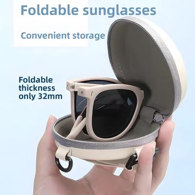 Modische Faltbare Sonnenbrille für Damen und Herren UV400 Schutz Outdoor Brille