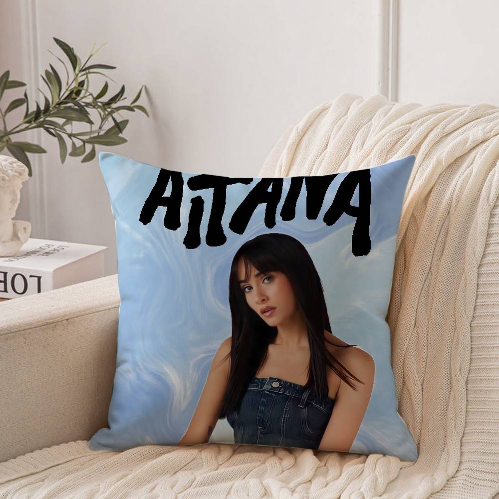 Hot-Singer A-Aitana Ocana Pillow Case Home Decor Throw For Sofa Bed Car Room Decor Gift Idea