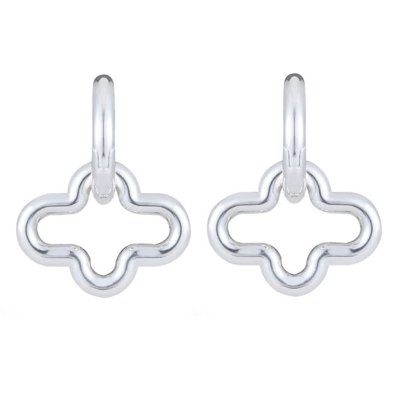 Invisible collage HUG LINK EARRING