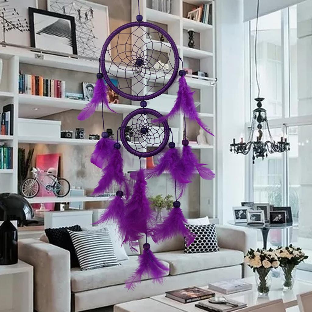Handmade Dream Catcher Wind Chimes Home Hanging Craft Gift Nordic Style Kids Room Decoration Wind Chimes Dreamcatcher