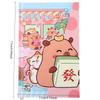 1Pc Capybara Magnetic Notebook Color Inner Page Notepad Office Supplies Student Stationery Gifts Holiday Gift Novelty Stationery Teacher Party Favors