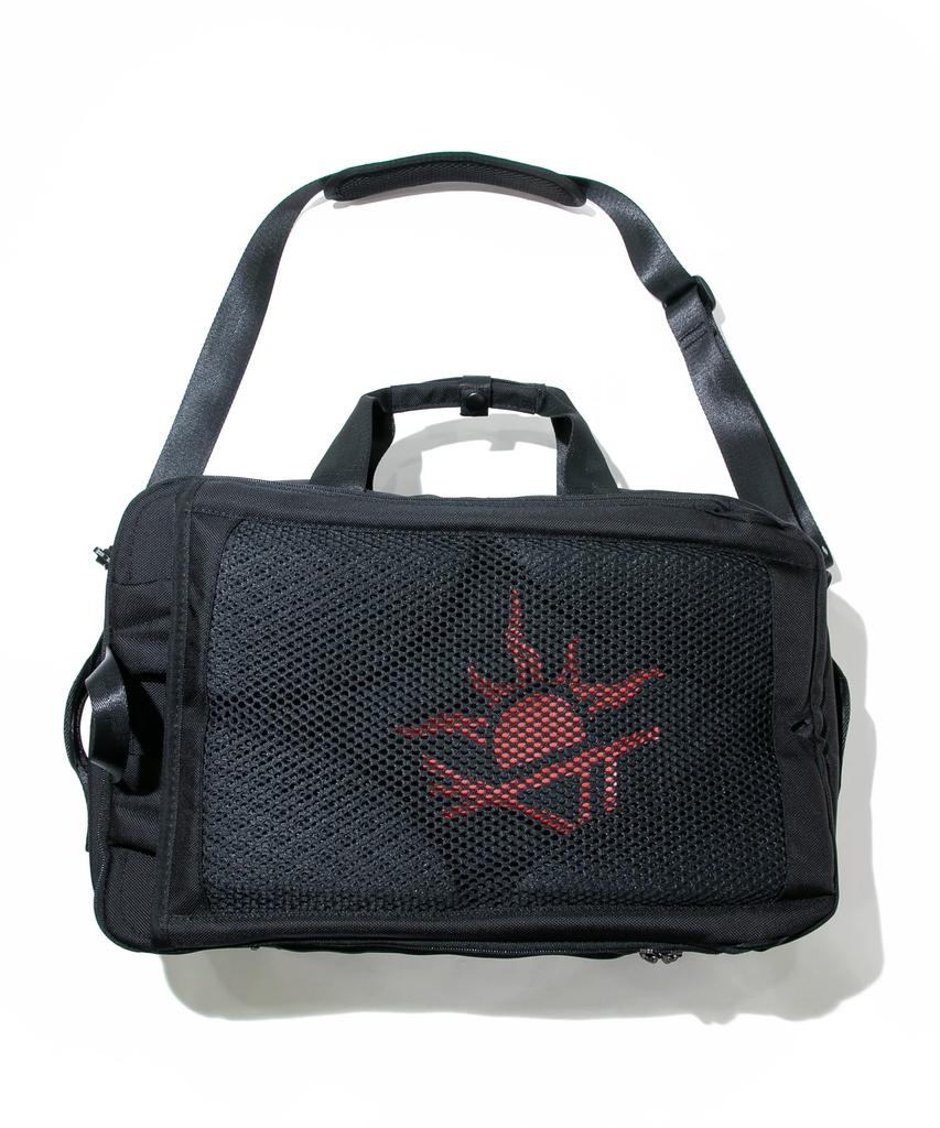 [go slow caravan] 347004 Ballistic Air 3-Way Travel Bag, Black, Free Size