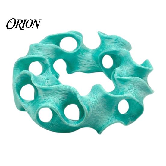 Fish Tank Environment Enhancer 3D Printed Aquarium Hideout Cave, Wavy Hollow Ring Shrimp Shelter, Aquatic Pet Hiding Spot Breeding Hole Decor,