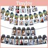 Day Father Theme Hat Pattern Creativity Paper Photo Banner Party Decoration Prop