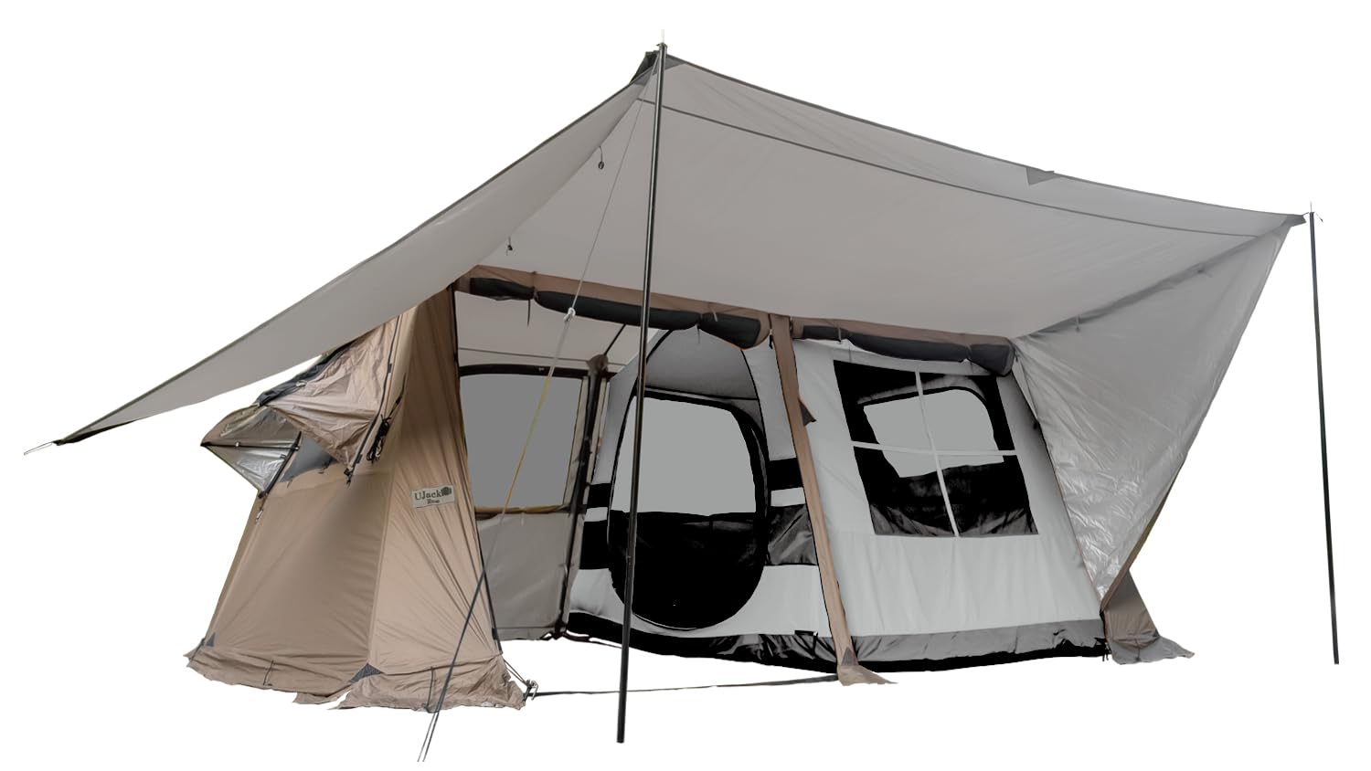 

Палатка UJack Rose Палатка One Touch 2 Room Lodge из силнилона для 3-5 человек Палатка Rose (Основной предмет)