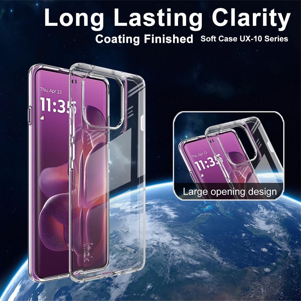 For Moto Edge 60 Pro 5G Phone Case IMAK Soft Slim Case UX-10 Series