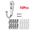 Hangers Hooks Screws Zinc Alloy Bathroom Bedroom Laundry Cloakroom Storage