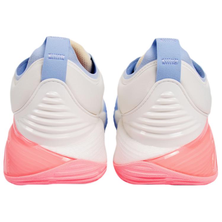 Anta Comfortable Fashionable Versatile Shock Absorbing Non-Slip Wear-Resistant Low-Top Basketball Shoes Men Sneaker White Blue Pink 112441110-6