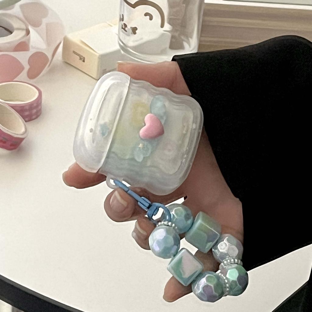 Wireless Bluetooth Angel 3d Bracelet Cute Earphone Case For Apple Airpods 1 2 Pro 2nd 3 Cartoon Love Shiny Headset Charging Box