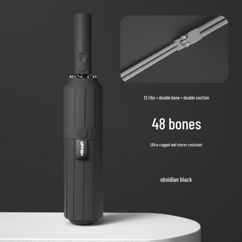 Baodini Large Automatic Windproof Dual-Use Umbrella