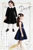 [ARCADY] Formal Dress - Choose from 3 Designs - Collared - Girls' Dress - Mourning Dress - Elementary School Student - Entrance Ceremony (Size 150, Lo