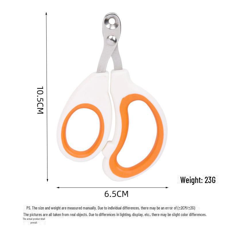 

Светодиодные кусачки для ногтей для кошек и собак — мини, дизайн Cross-Border Small Blind Scissors - Orange Round Hole