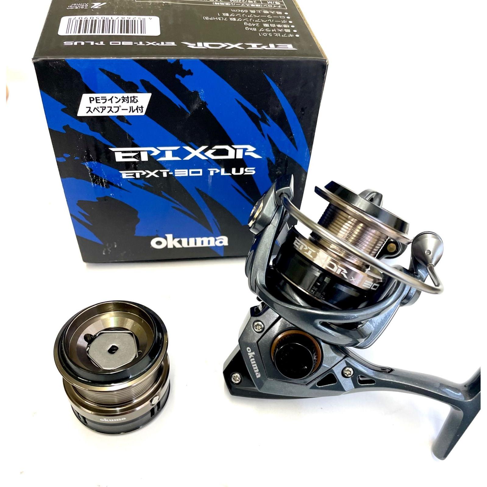 Used [Price reduced] Okuma Zenith spinning reel Epixar EPXT-30PLUS with PE compatible aluminum replacement spool Stock clearance special price