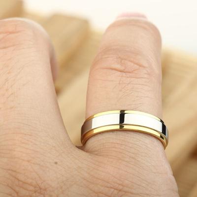 CR Store Lover Stahl Verlobung Hochzeit Paare Frauen Titan Ring Band Schmuck