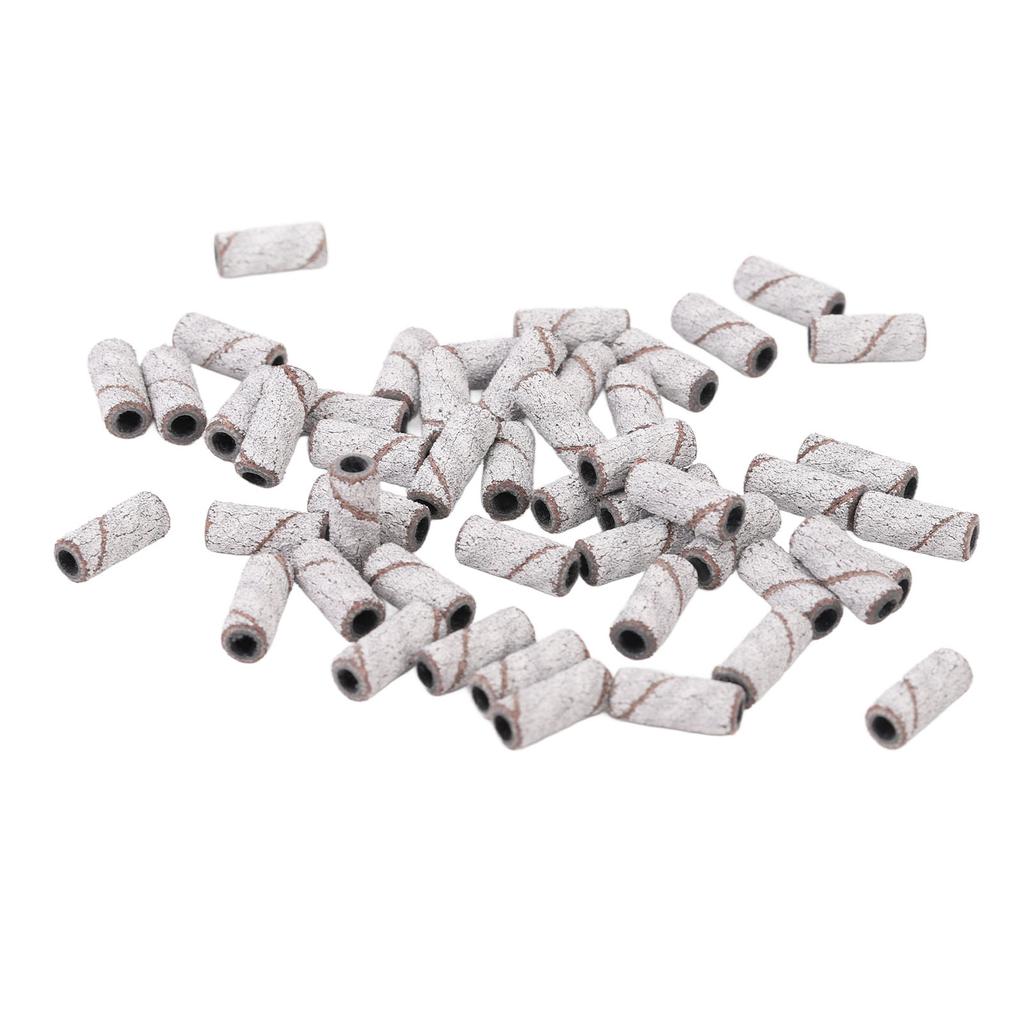 100pcs Nail Sanding Band Mini Multi Functional Portable Nail Drill Sanding Band for Manicure