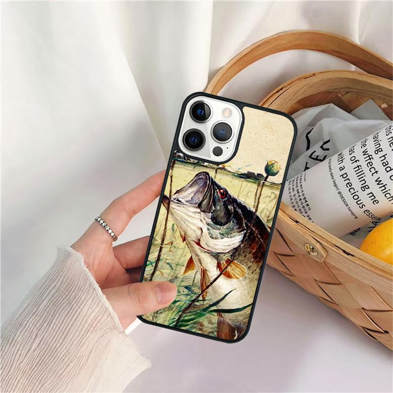 Fishing Baits Lures Hook Tackle Mobile Celular Phone Cases for iPhone 17 Air 16 16e 15 Plus for Apple 13 14 11 12 Pro Max fundas