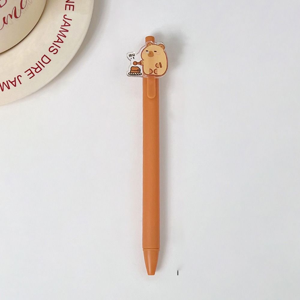 Creative Capybara Press Gel Pens Cartoon Anime Writing Supplies  Kids Toy Gift