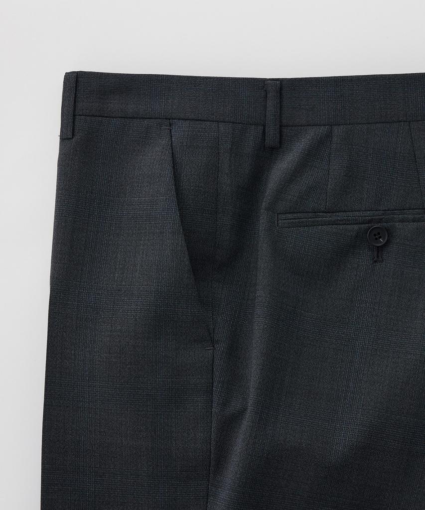 STCO Tw Check Suit Pants Charcoal_Grey (Classic Fit)_Sslxb62Ccc