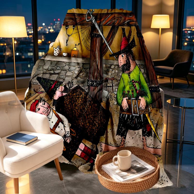 Der Rauber Hotzenplotz Print Blanket - Soft & Comfortable, for Bedroom, Travel, Sofa, Home Decoration - Birthday Christmas Gift for Friend