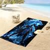Mortal Kombat Print Beach Towel, Large Soft Quick Dry Towel for Beach Camping Swimming