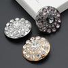1pcs Handmade Decorative Rhinestone Metal Buttons for Sewing On Fur Coats Garment Accessories