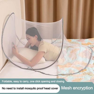 Keine Installation Tragbares Moskitonetz Faltbares Bettkopf-Schutznetz Für den Innenbereich am Bett