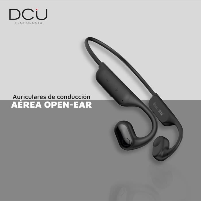 Écouteurs Bluetooth à conduction aérienne DCU TECNOLOGIC - Noir