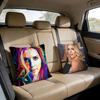 Hot Singer SScarlett JohanssonS Cushion Cover Short Plush Pillowcase for Bed Sofa Carwashable