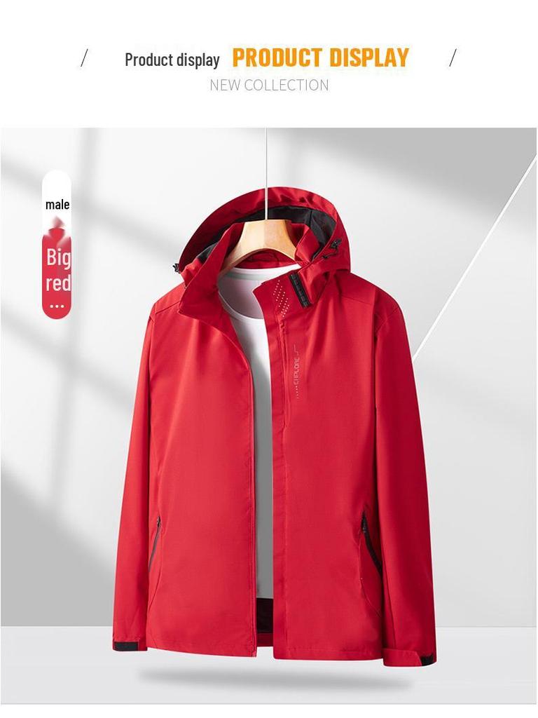 2023 Versatile Hooded Windbreaker: Single-Layer Sports & Casual Jacket for Men & Women