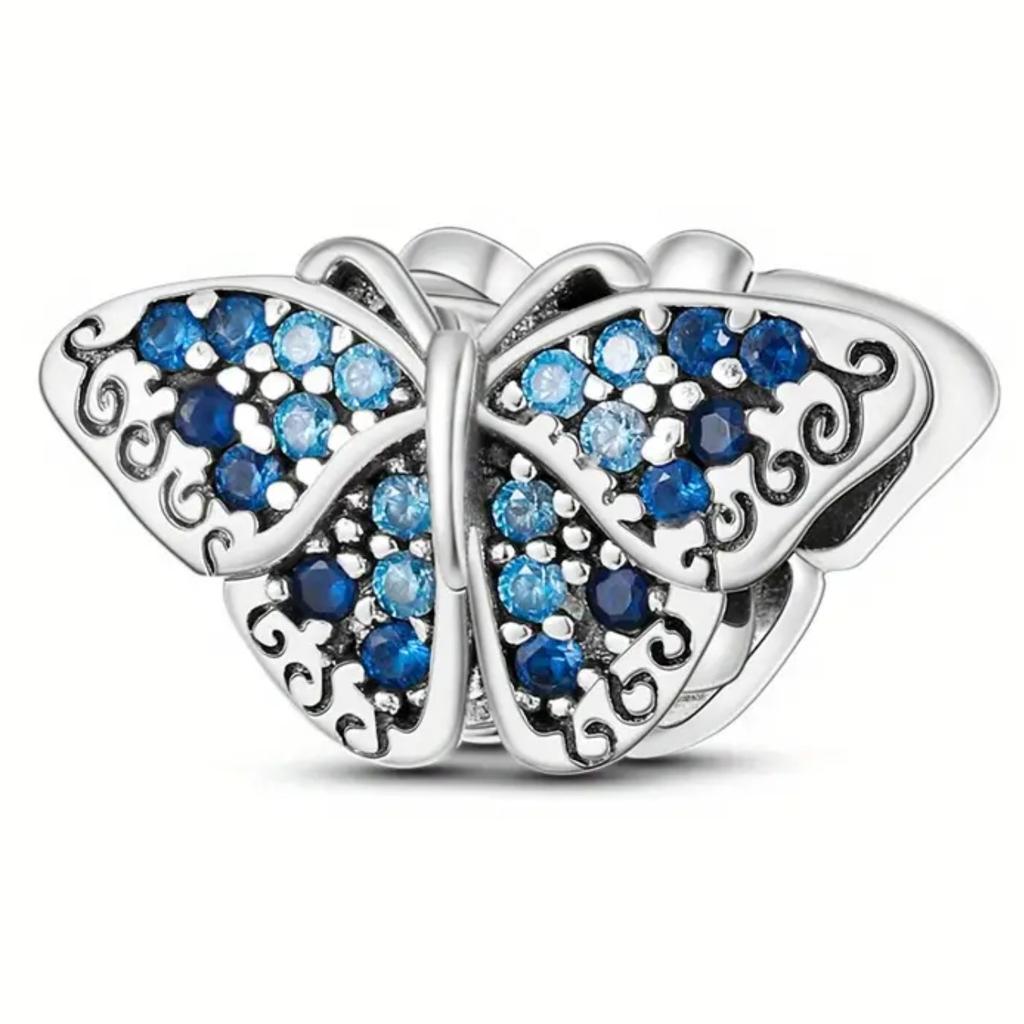 Colorful Butterflies Charms Fit 925 Exquisite Charm Bracelet Women 925 Silver Exquisite Beads DIY Jewelry Gift Accessories New In