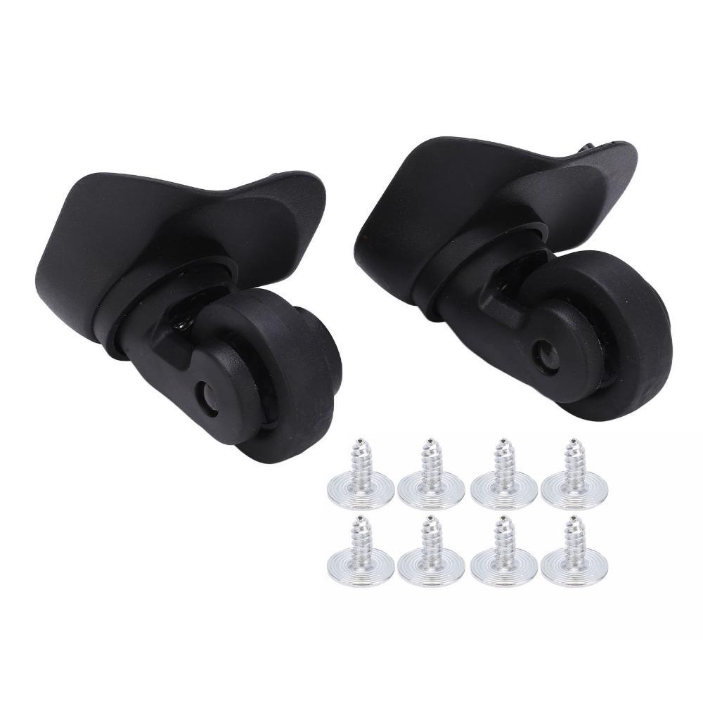 

1 Pair PP + PET Luggage Replacement Wheel 360° Rotation Rotatable Replacement Suitcase Luggage Caster Wheels чорний