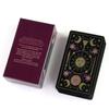 10,3*6 cm The Witch of The Forest's Tarot Magick Deck: 78 kort med guidebok for nybegynnere, forgylt svarte kanter