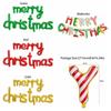 Christmas Candy English Letter Balloon Aluminum Film Balloon Banner  Balloon Arrangement