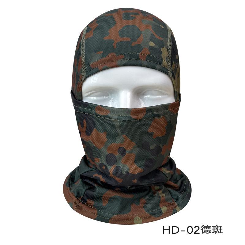 Multicam Camouflage Taktische Sturmhaube, Vollgesichtsbedeckung Schal für Radfahren, Jagd & Outdoor-Einsatz