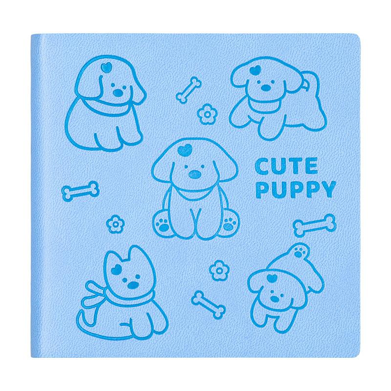 Square Notebook Small Book Cartoon Square Square Book Portable Mini Pocket Book Stamped Book Girl Heart Diary