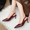 Fashion Pointed Toe Women Sandals High Heels Elegant Shoes Summer Dress Fashion Pumps Woman Slippers 2025 Trend Brand Mujer Zapatillas