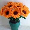 300pcs Nylon Iron Pipe Cleaners, Sunflower Bouquet Fluffy Stems, for DIY Craft Projects